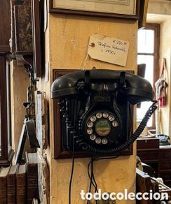 Antigüedades: Magnífico teléfono de pared